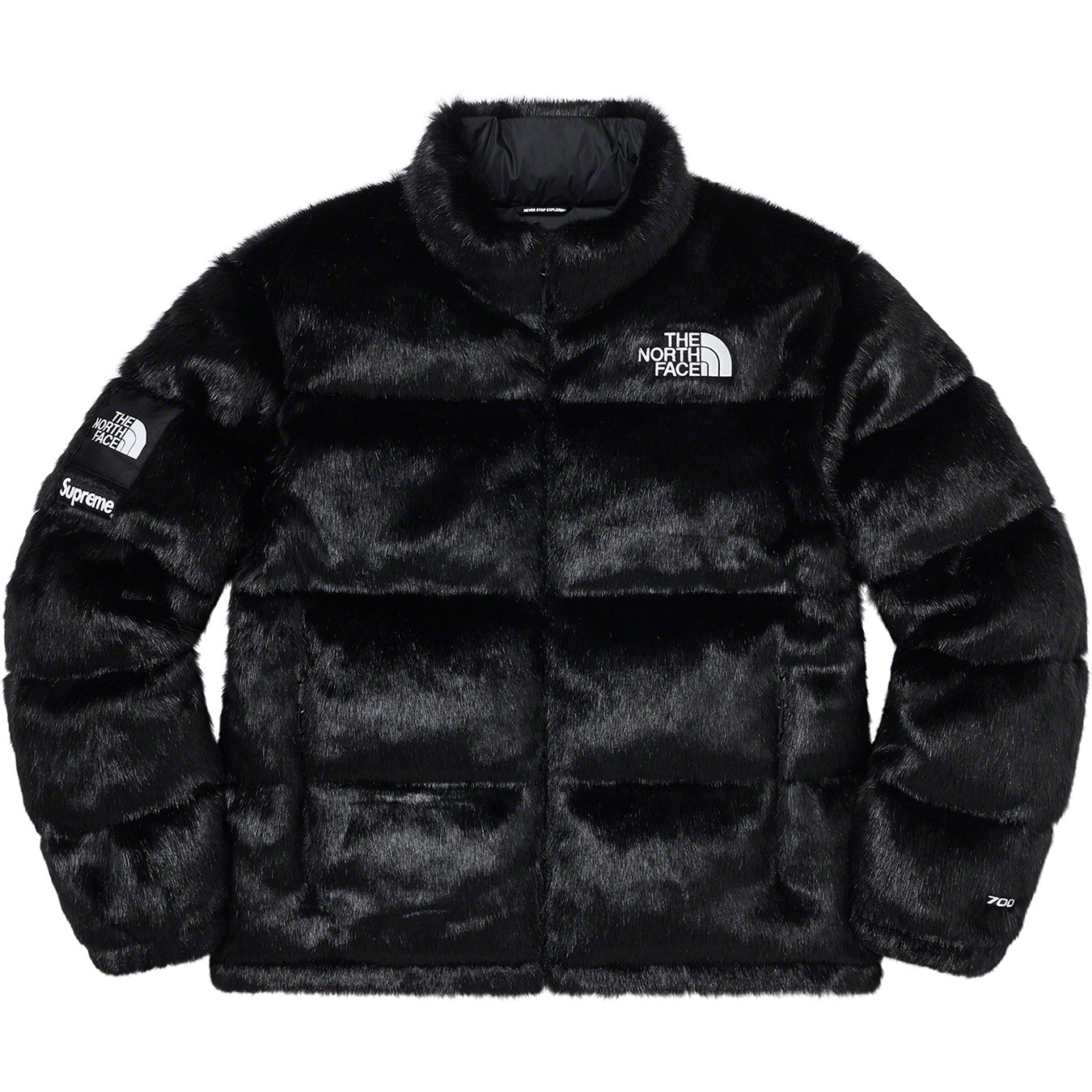 Supreme®/The North Face® Faux Fur Nuptse Jacket view 6